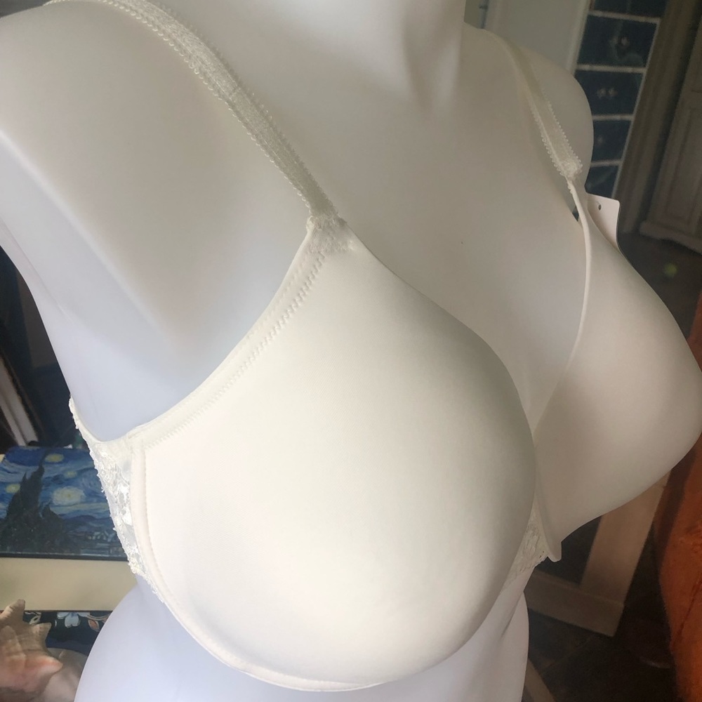 Wacoal French Garden Seamless Underwire T-Shirt Bra 40DDD NWT Cream 85340
